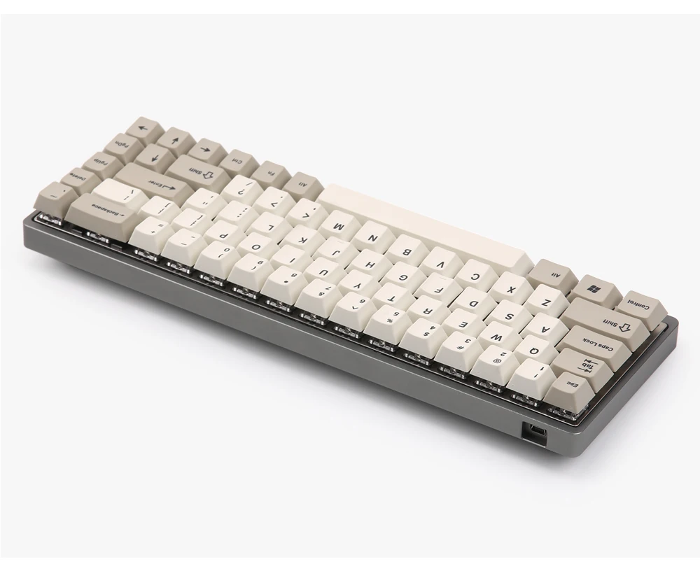 KBDfans Tada68 Алюминиевый Чехол tada68 низкопрофильный Чехол черный серый серебристый цвет