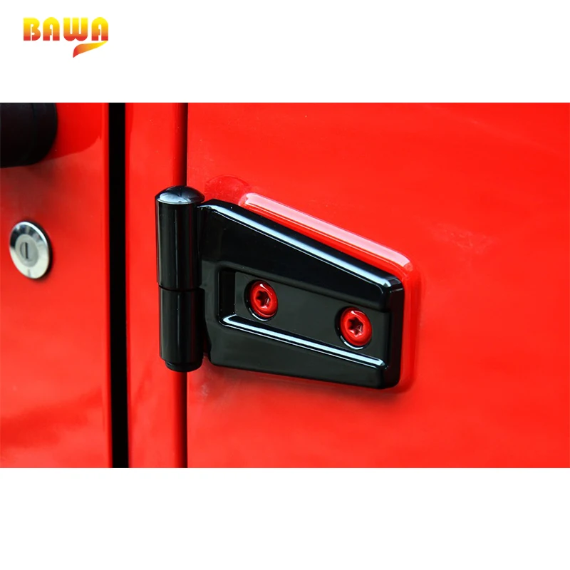 BAWA Car Engine Hood Cover for Jeep Wrangler Jk 2007-2017 ABS Door Hinges Stickers | Автомобили и мотоциклы