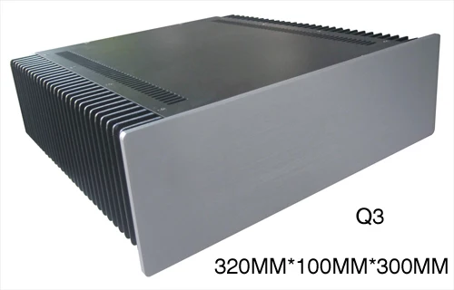 

320*100*300 мм Q3 Алюминиевый усилитель класса А чехол/AMP чехол/оболочка/DIY коробка