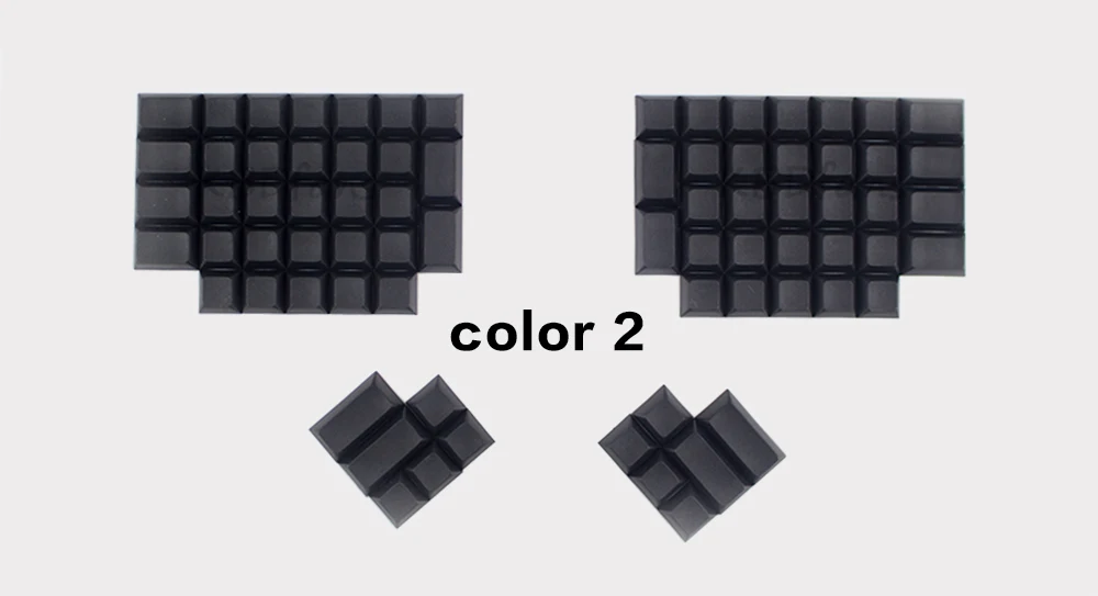 Ergodox pbt колпачки белые dsa pbt пустые колпачки для ergodox Механическая игровая клавиатура dsa профиль