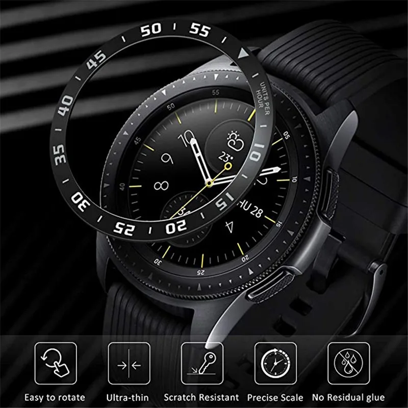 Чехол для умных часов для samsung Galaxy Watch 46 мм 42 мм ободок кольцо аксессуары для умных часов также подходит для Galaxy gear S3