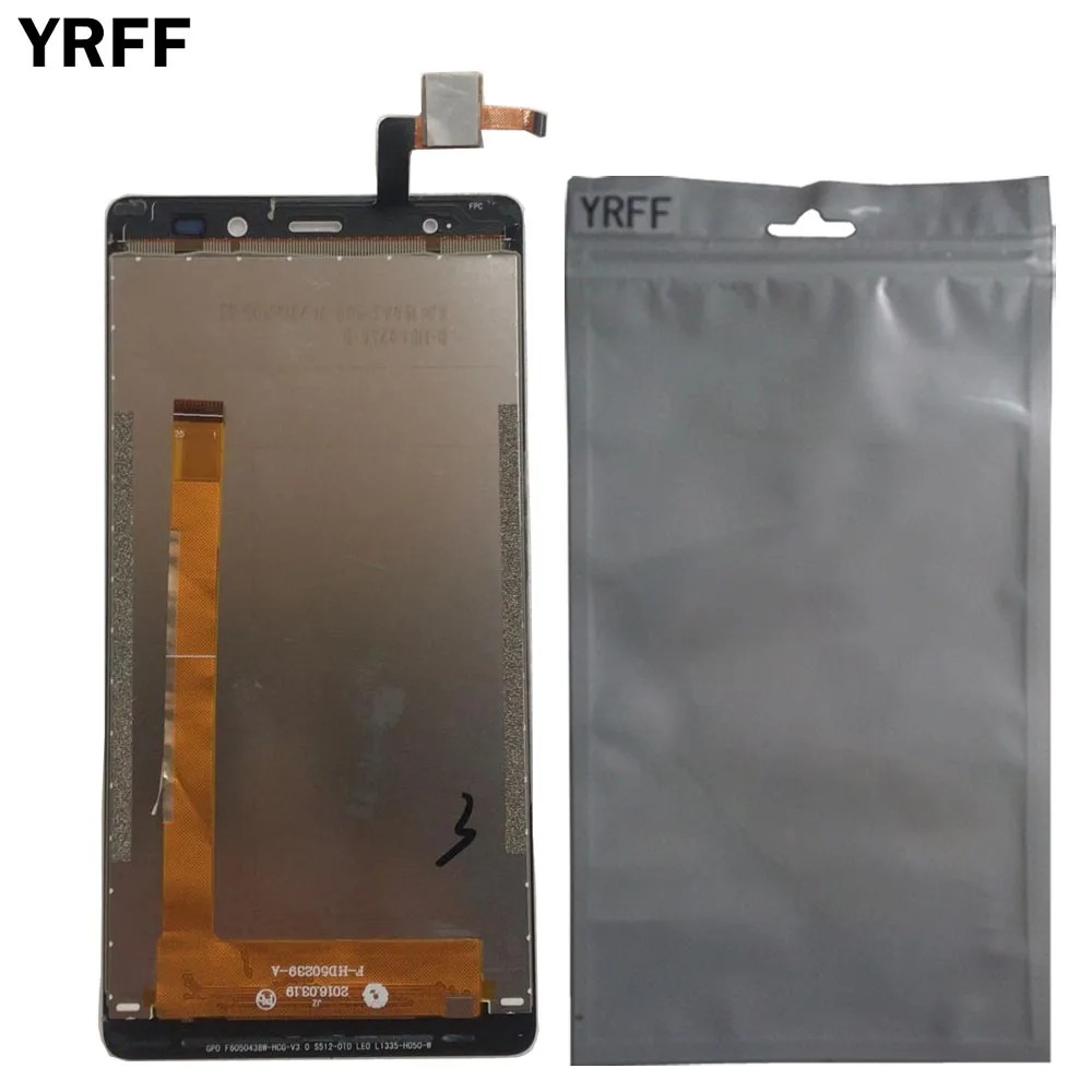YRFF мобильный оригинальный ЖК дисплей сенсорный экран для Leagoo T1 дигитайзер панель