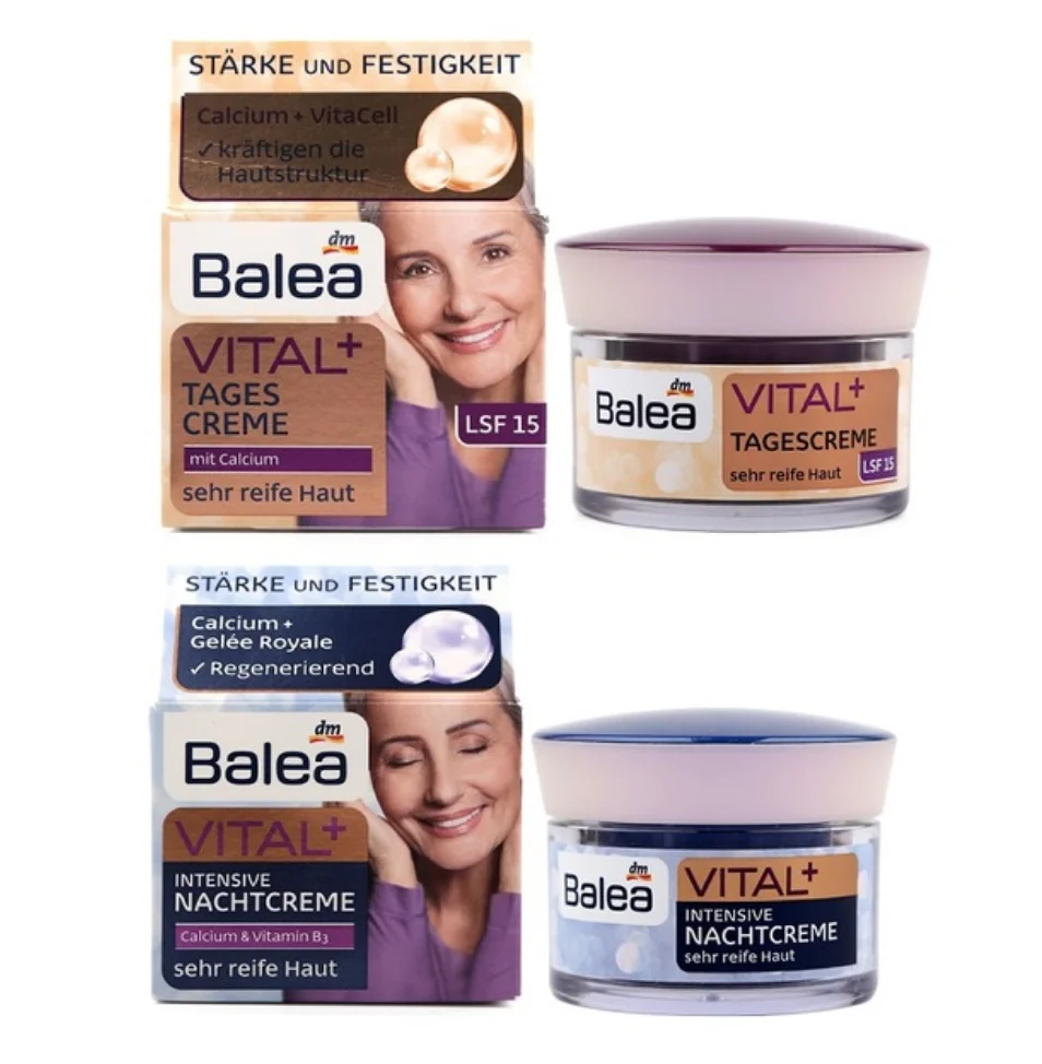 Balea VITAL + дневной крем ночной для старой кожи в возрасте от 55 до 70 лет средство