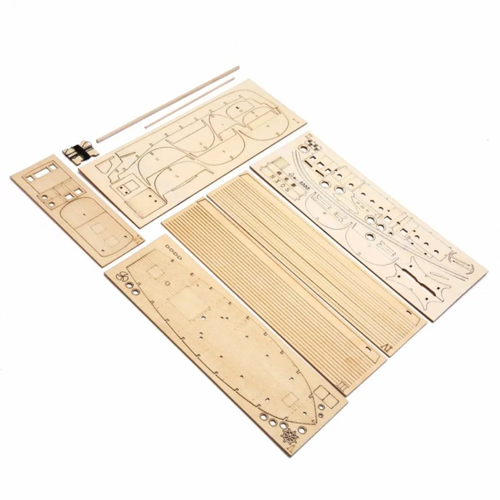 Деревянная модель парусной лодки DIY Kit корабль сборки 1/30 масштаб украшение игрушка подарок