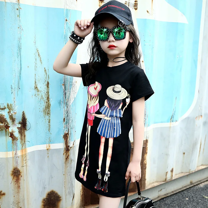 Новинка 2018 футболка для маленьких девочек детская одежда детские топы летняя с