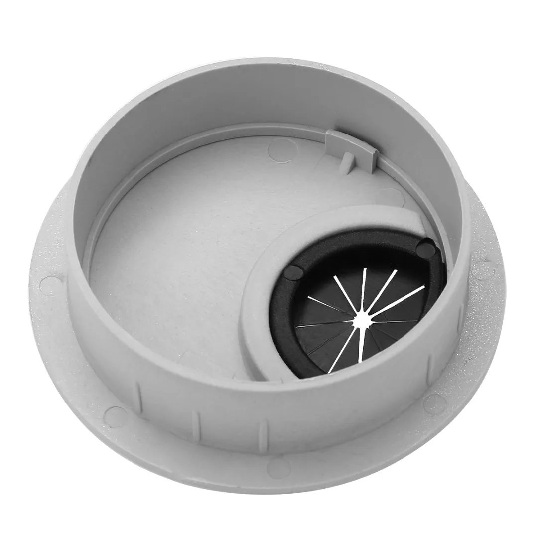 1 шт. 80 мм полезная компьютерная настольная кабельная розетка серебряное