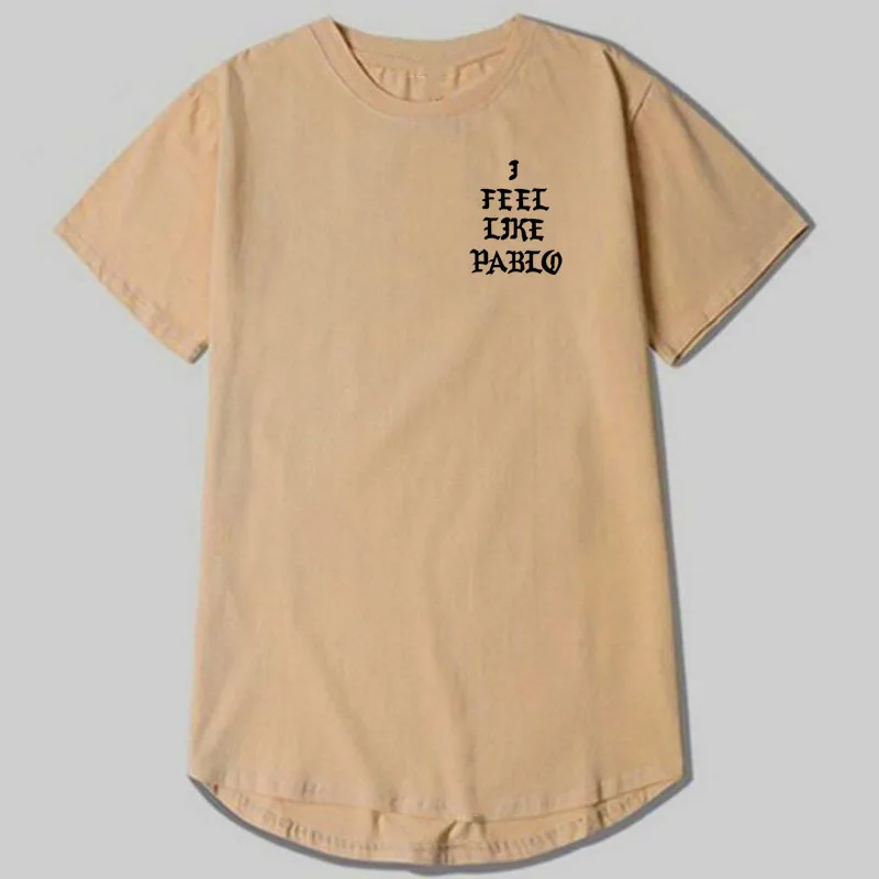 25 Футболка Kanye West The I Life Of Pablo Kanye, мужская летняя брендовая одежда, футболка I Feel like Paul Kanye, футболка Homme - Цвет: 25