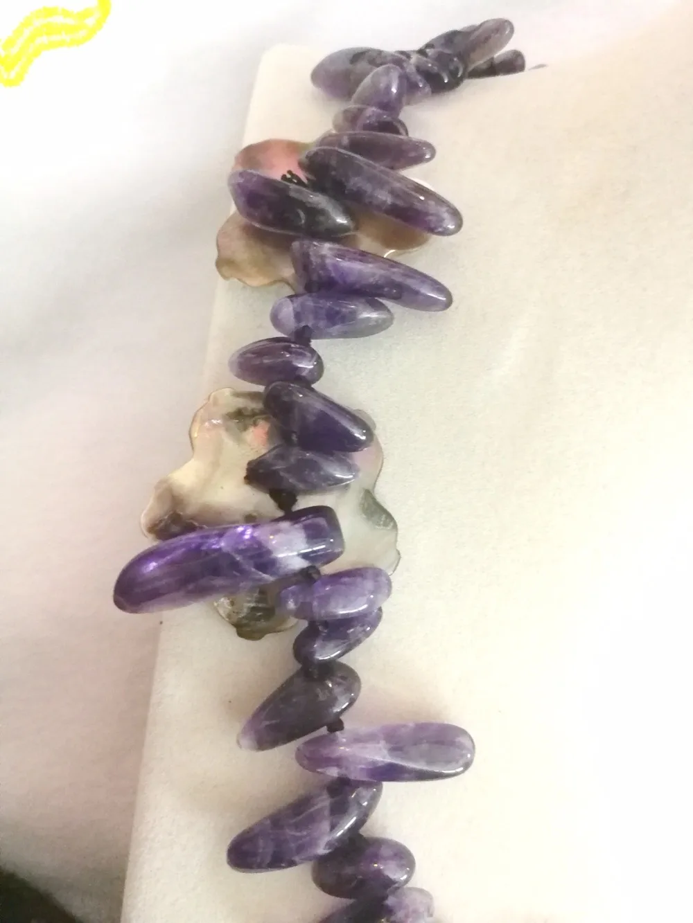 Женская бижутерия 45 см 18 дюймов 2 ракушки цветочное ожерелье 6x20 мм