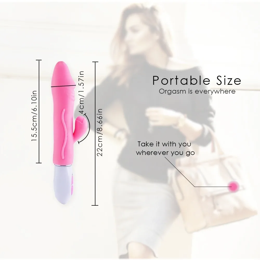 Женский реалистичный фаллоимитатор Вибрация клитор массаж мягкий пенис G точка