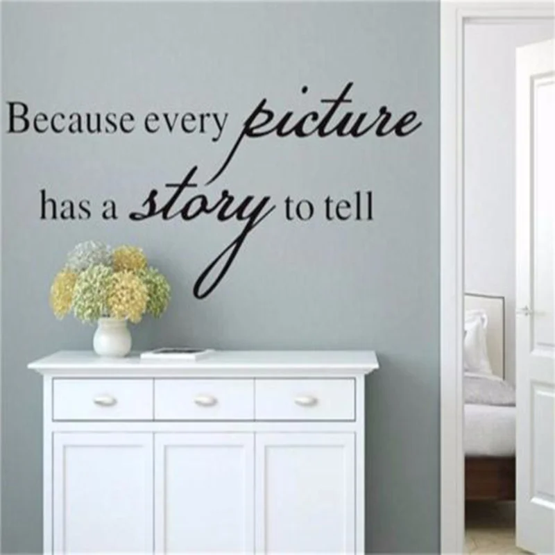 Потому что на каждом изображении есть история чтобы рассказать настенные