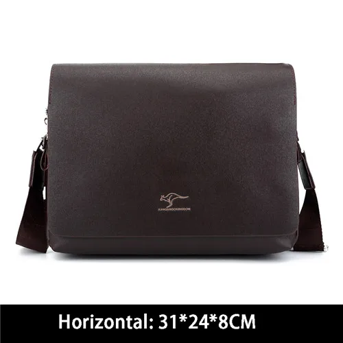 Brown 31x24x8 Роскошная брендовая мужская сумка через плечо, винтажная кожаная сумка через плечо, красивая сумка через плечо, сумки - Цвет: Brown 31x24x8