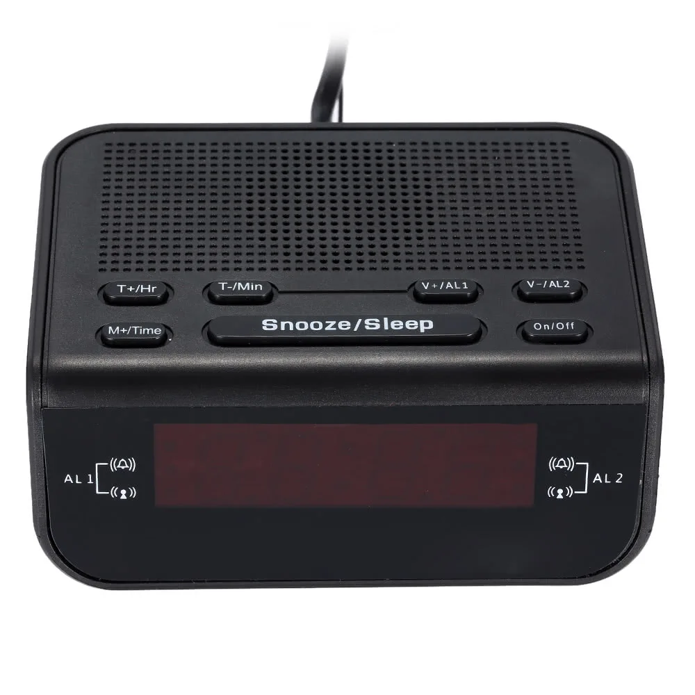 LED Fantastic Fm radio Digital Clock alarm clock with sleep timer snooze fuction Compact Modern Design Reloj Pared | Дом и сад