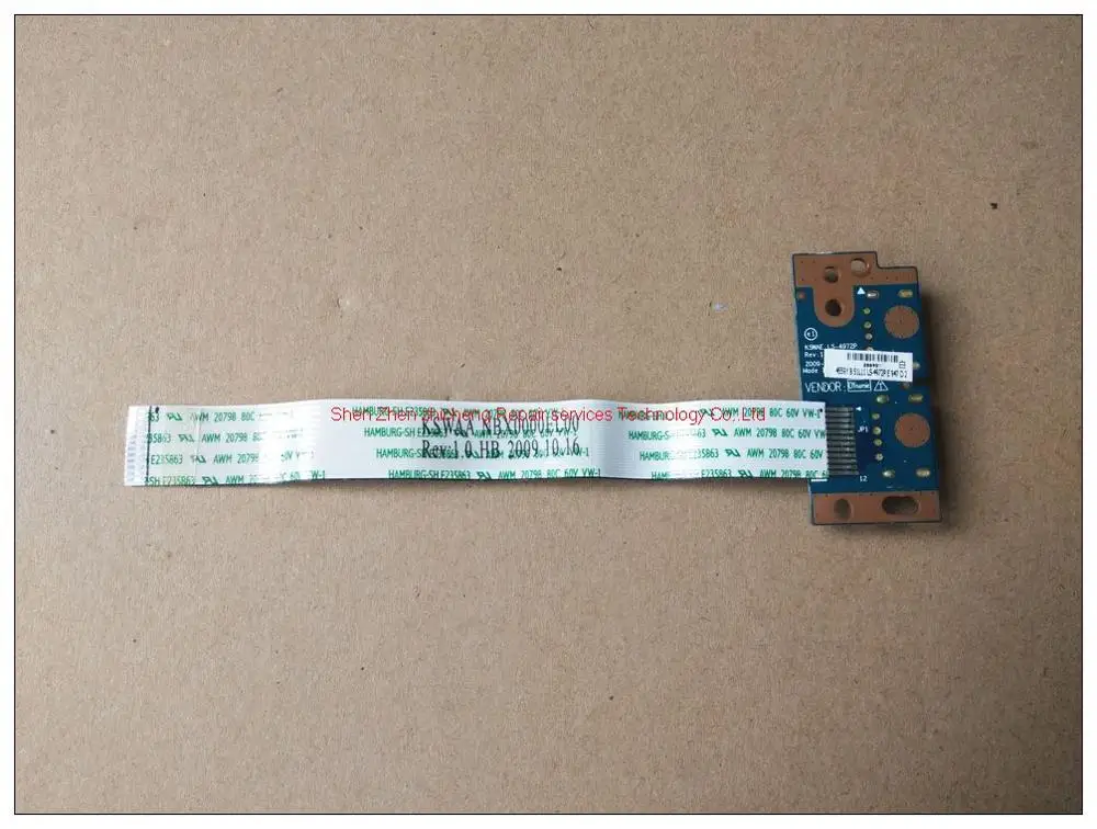 Плата кнопки питания для TOSHIBA Satellite L500 L505 15 6 &quot USB-плата плата с сенсорной панелью