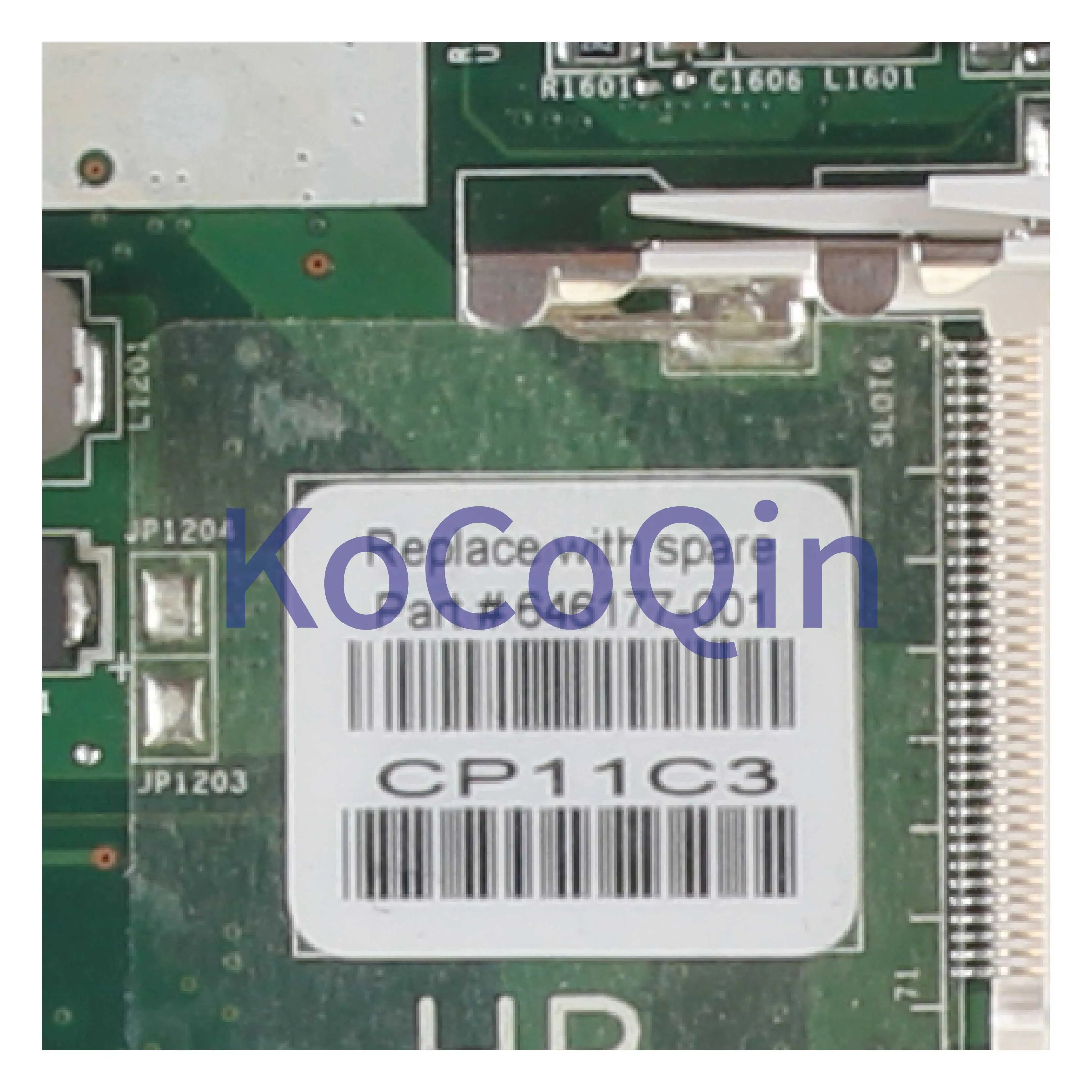 Kocoqin материнская плата для ноутбука hp CQ43 CQ57 430 431 435 630 635 CQ43 материнская плата 646177-001 аккумулятор большой емкости 646177-501HM65
