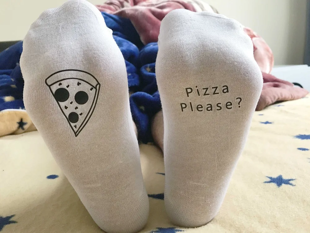 East Knitting ST11 Pizza Pleas забавные унисекс рождественские носки хлопковые женские и