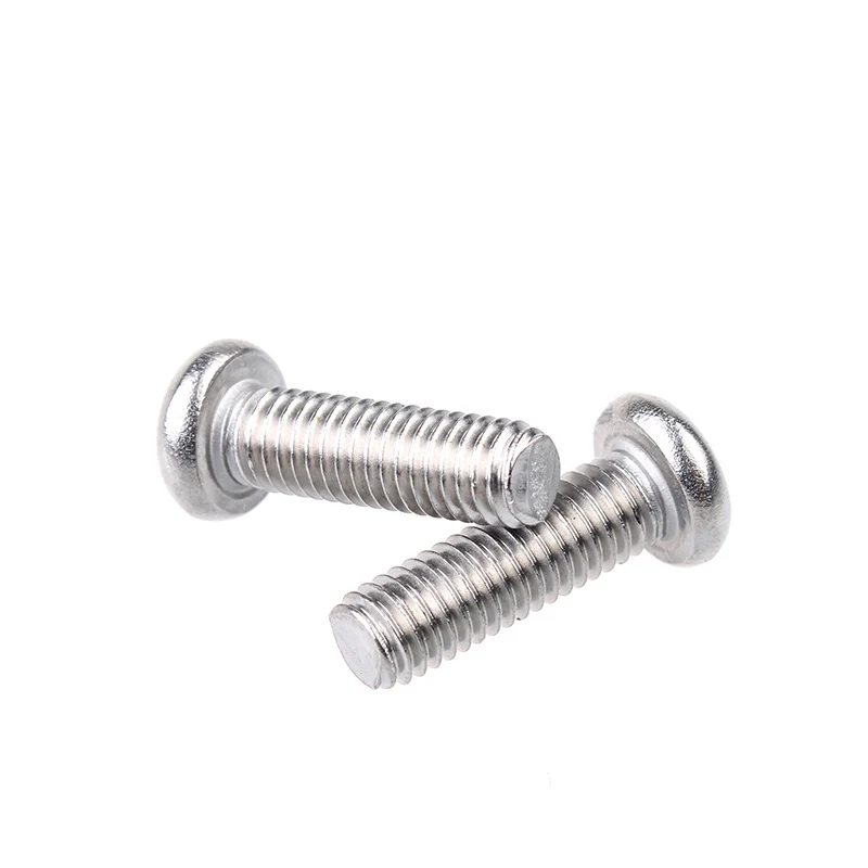 Крестообразный встраиваемый болт с резьбой Phillips метрический круглой головкой из