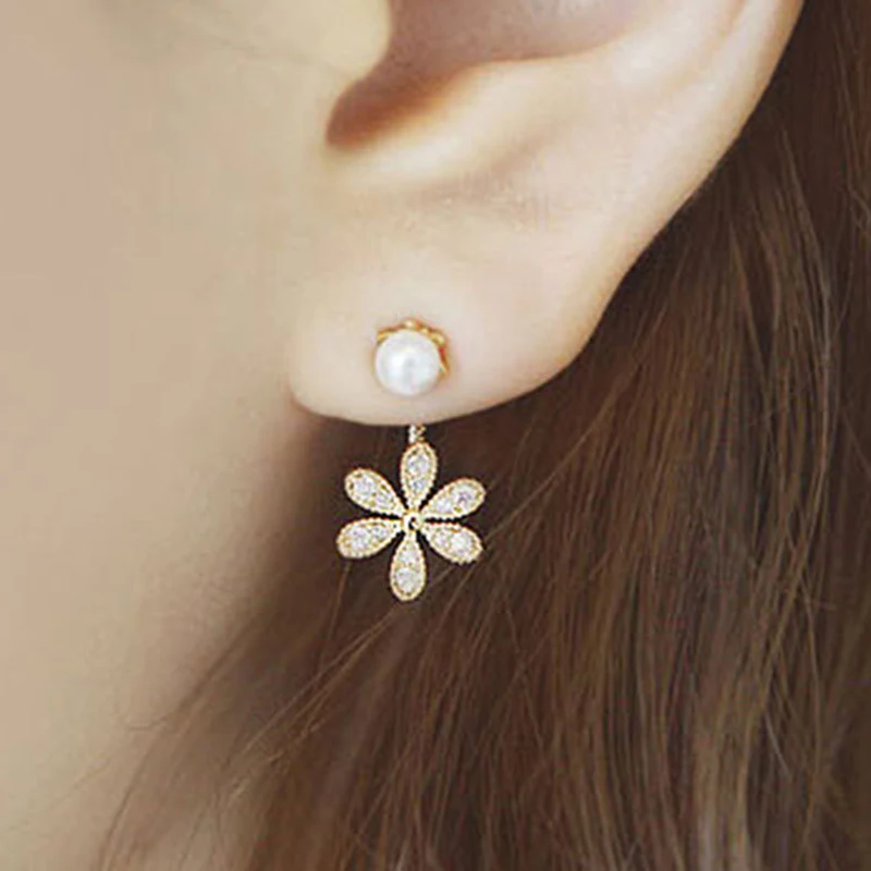 Женские серьги гвоздики с искусственным жемчугом 1 пара|earrings gift|pearl stud earringsstud earrings