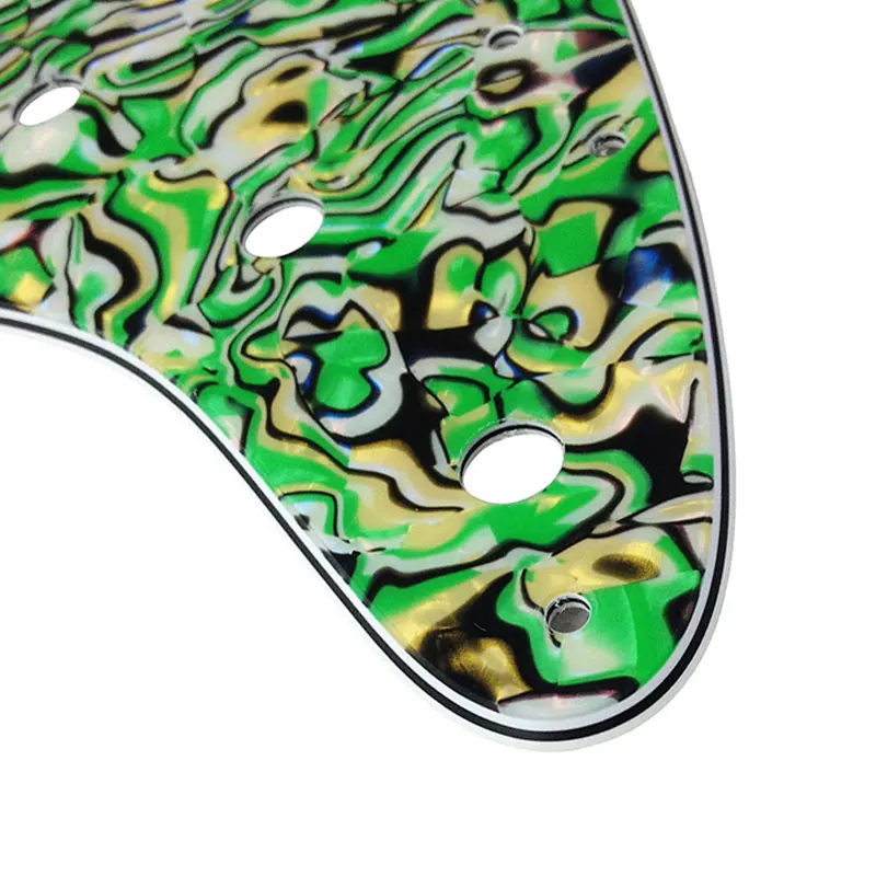 Детали для гитары Pleroo Strat Guitar Pickguard с 11 винтами крыла 62 'Strat Standard SSS ST пластина