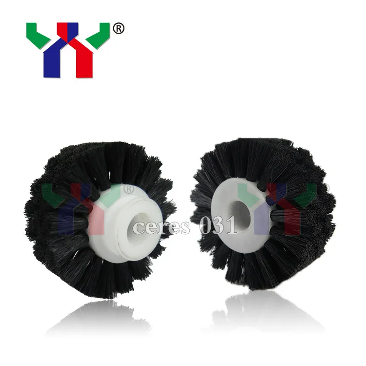 10 pcs/pack ceres 031 Print Area Brush Wheel for Kaonao Machine Black 12*60*35mm | Cartridge Chip