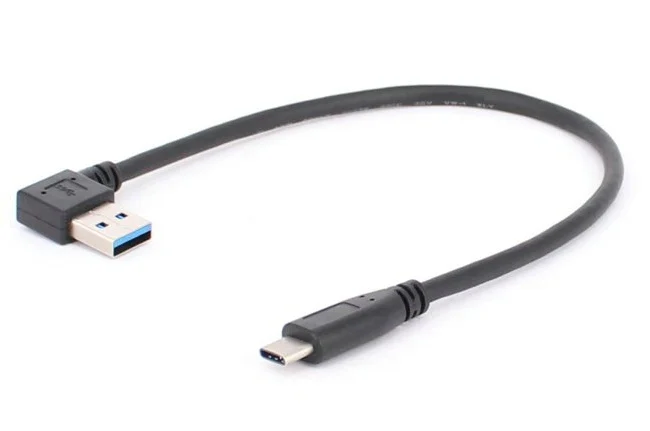 10 шт./лот KEFU 30 см угол головы OD4.5mm USB C к 3 0 кабель|Компьютерные кабели и разъемы| |