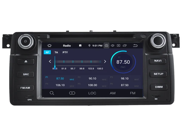 Quad Core Android 9 0 Автомобильный DVD плеер для BMW M3 (1998 2005)/E46 2005) мультимедийный Авто