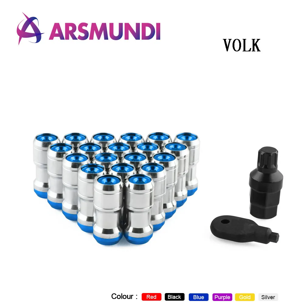 Volk Racing скрытый гептагон формула стальные колеса стопорные гайки M12X1.5/M12x1.25 20 шт желудь обод закрыть