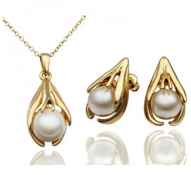 OMH оптовая продажа модное 18 кт Золотое белое кристаллическое коготь застежка для