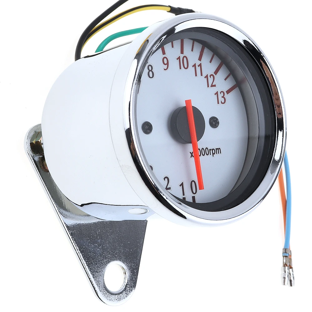 Универсальный 13000 об/мин скутер мотоцикл Аналоговый тахометр Gauge12v мотоциклетные инструменты скутер индикатор скорости