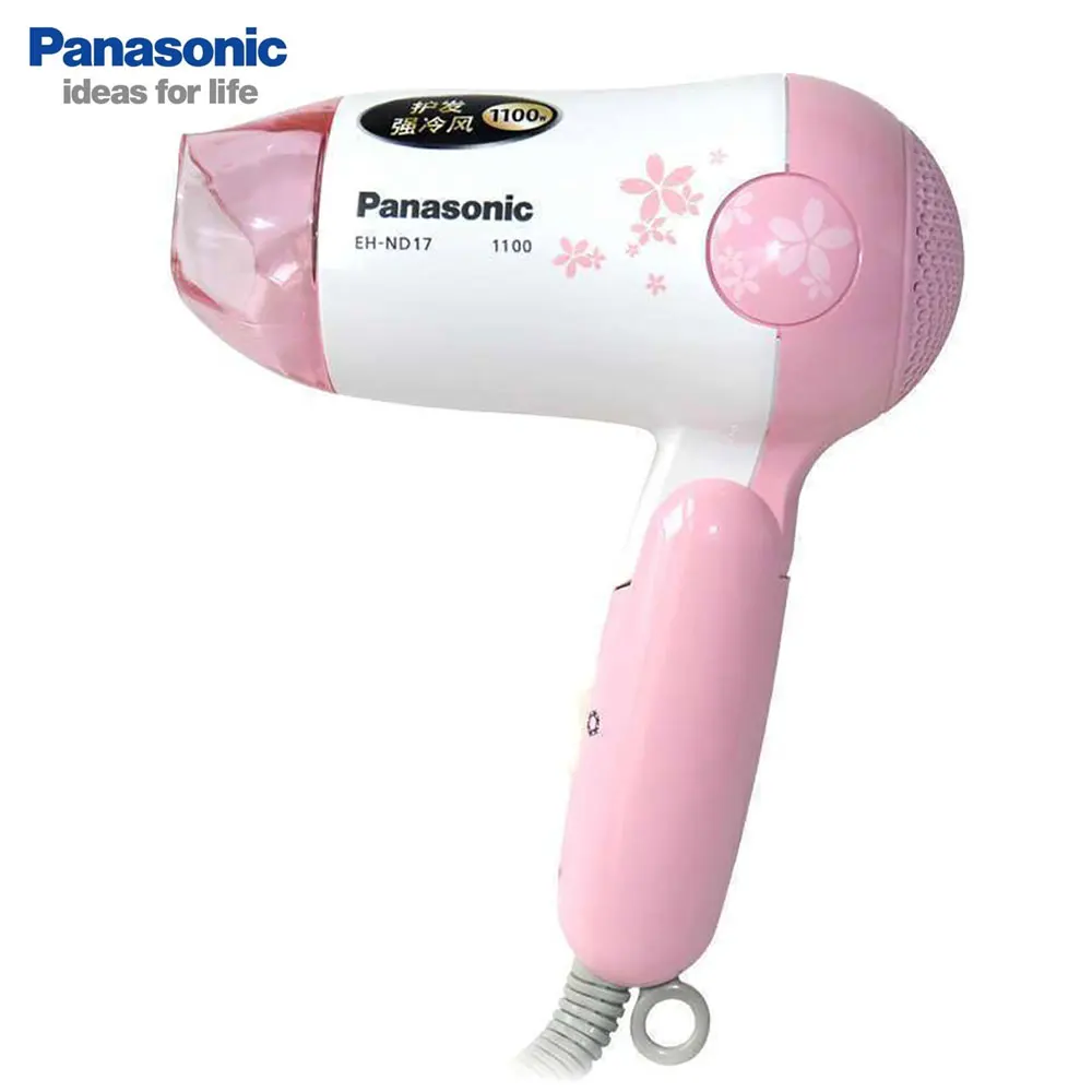 Panasonic EH ND17 Синий/Розовый Ручка складной фен с двумя режима обдува перегретой
