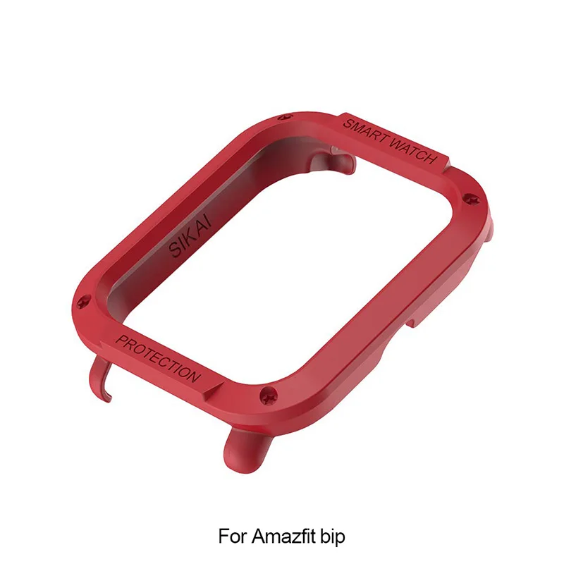 Чехол для Amazfit Bip Midong Pace 1 Stratos 2 Verge 3 Huami, чехлы для умных часов, SIKAI, защита, Жесткая Броня, бампер, ПК, цветной - Цвет: for Amazfit Bip