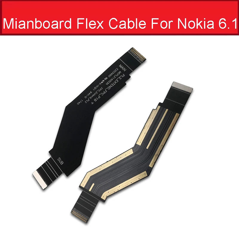For Nokia 6.1 Главный Разъем материнская плата Flex кабель для Nokia 2 2,1 3 3,1 плюс 5 5,1 6 6,1 7 7,1 8X5X6X7 Зарядное устройство к материнской платы гибкий кабель-лента - Цвет: For Nokia 6.1
