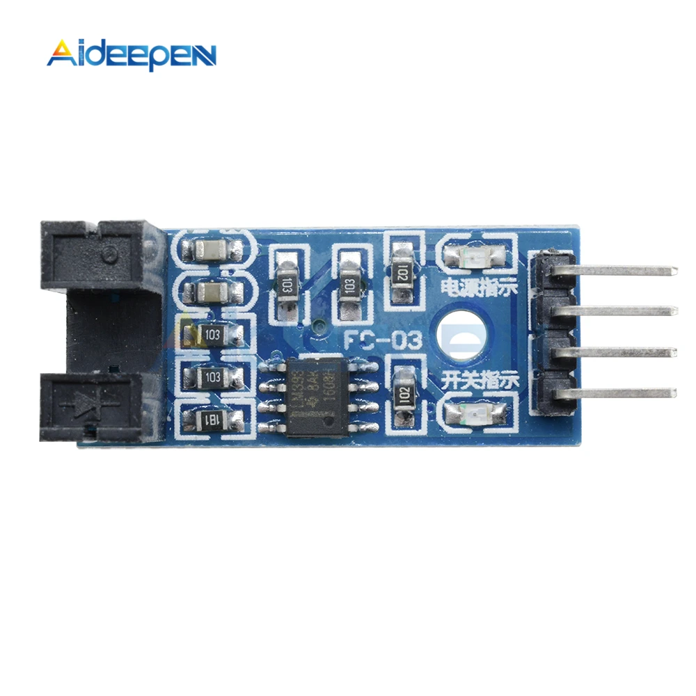 2 шт. датчик скорости модуль Слот Тип IR оптопара LM393 для Arduino Groove муфта Датчик 3 в 5