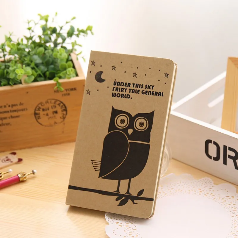 Распродажа 11 записная книжка с совой милый блокнот ежедневник планировщик