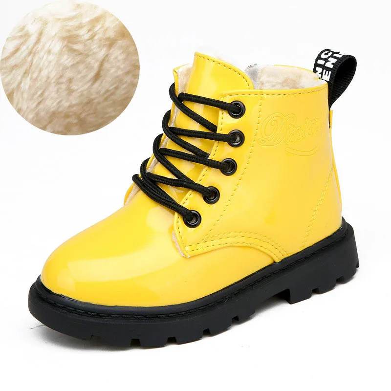 2018 модная детская обувь брендовые зимние Ботинки Martin детские пинетки войлочные