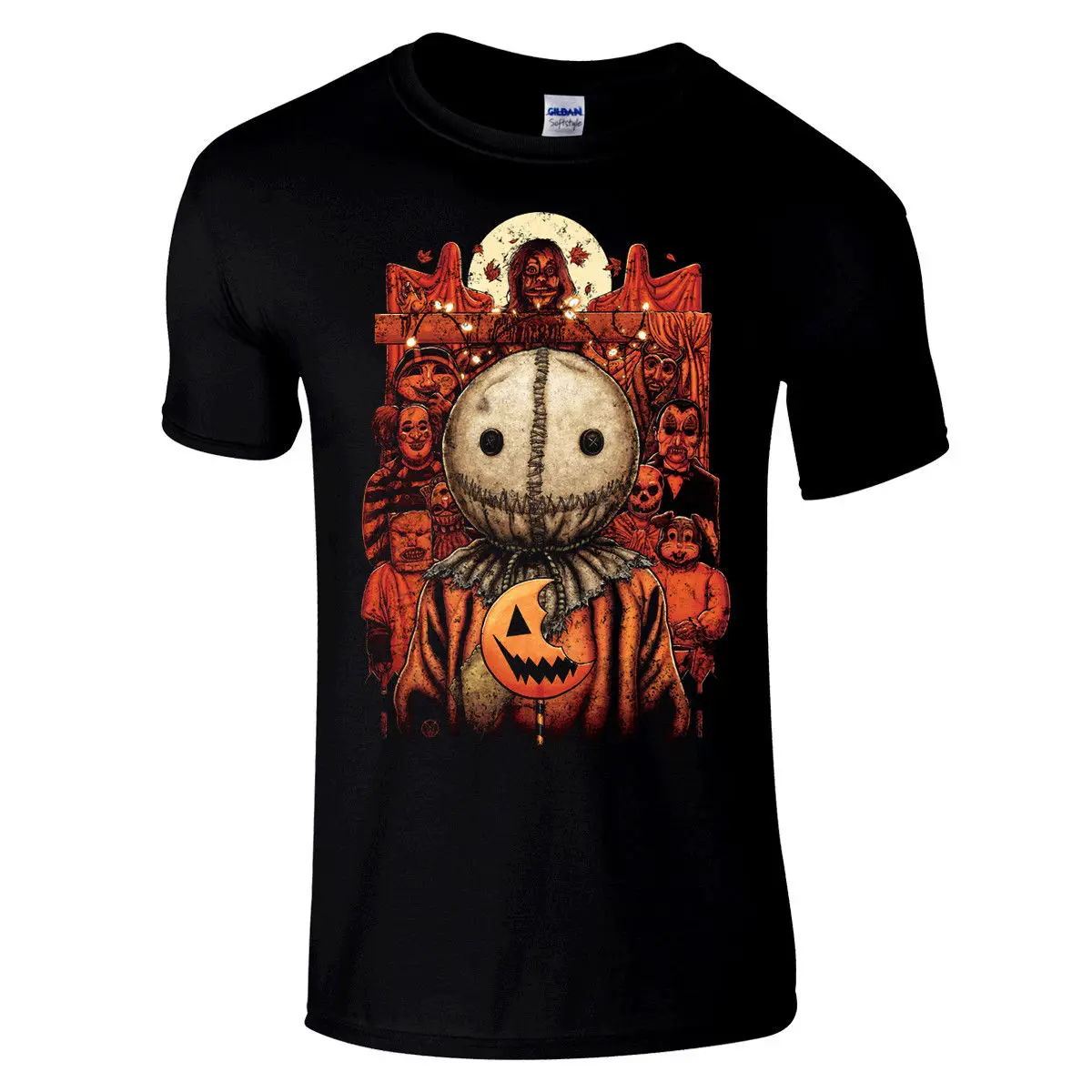 Trick r Treat Sam черная классическая футболка ужасов премиум класса от William Anderson
