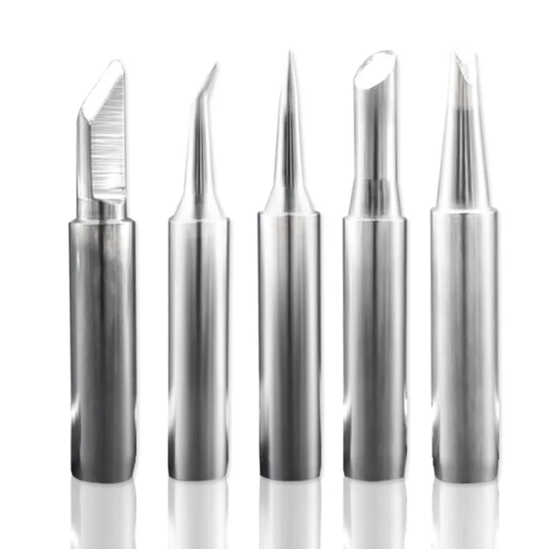 

5pcs Copper Soldering Iron Tip Constant-temperature Lead-free Iron Tip 900M-T Solder Tips 936 Soldering Station Tool