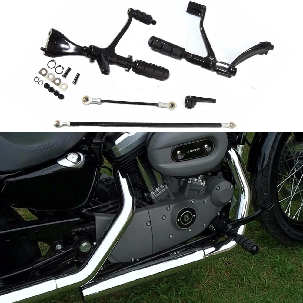 Для Harley Sportster XL1200 XL883 переднее управление подножки рычаги подножка тяги XL 883 1200