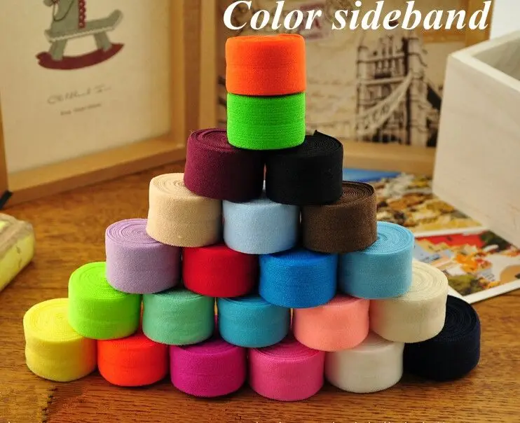 

30meters/lot Nylon Spandex Webbing Bias Binding Tapes Elastic Band Kids Clothes Bags' Sewing Cloth