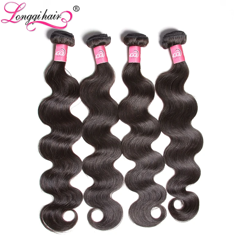 Longqi hair 3 пряди малазийские волнистые волосы Волосы remy пряди человеческих волос для Инструменты для завивки волос 8 10, 12, 14, 16, 18, 20, 22, 24, 26 28 30 дюйм(ов
