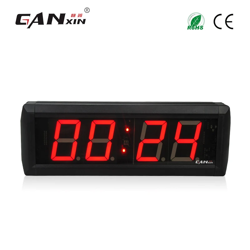 

[Ganxin]Wall-mounted 2.3'' Led countdown alarm Clock desk clock wall stickers