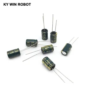 50 шт.лот 16 В 470 мкФ 8*12 высокочастотный низкоимпедансный алюминиевый электролитический конденсатор 470 мкФ 16 В
