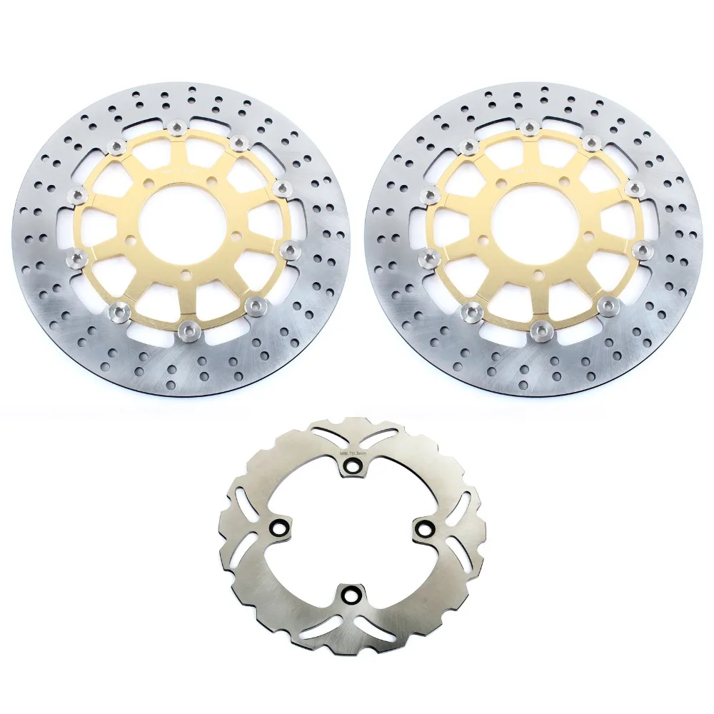 BIKINGBOY круглые волнистые Передние Задние тормозные диски Диски роторы для Kawasaki ZX6R