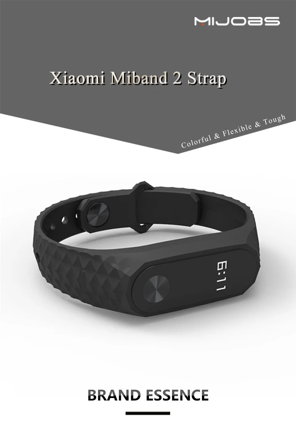 Mi jobs силиконовый браслет Aurora для Xiaomi mi Band 2 ремешок умные часы Сменные аксессуары mi band 2 ремешок на запястье