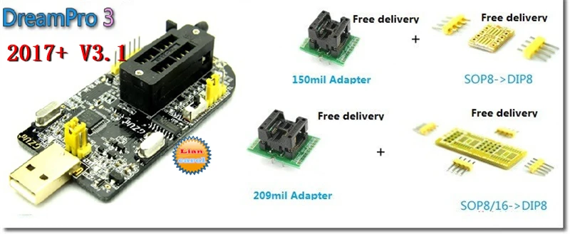 2021 + DreamPro3 в автономном режиме копирования материнская плата USB BIOS SPI Flash 25