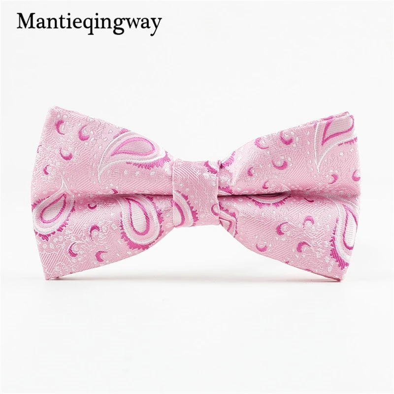 Мужские галстуки бабочки mantieqingway полиэфир с принтом обтягивающие для свадебной