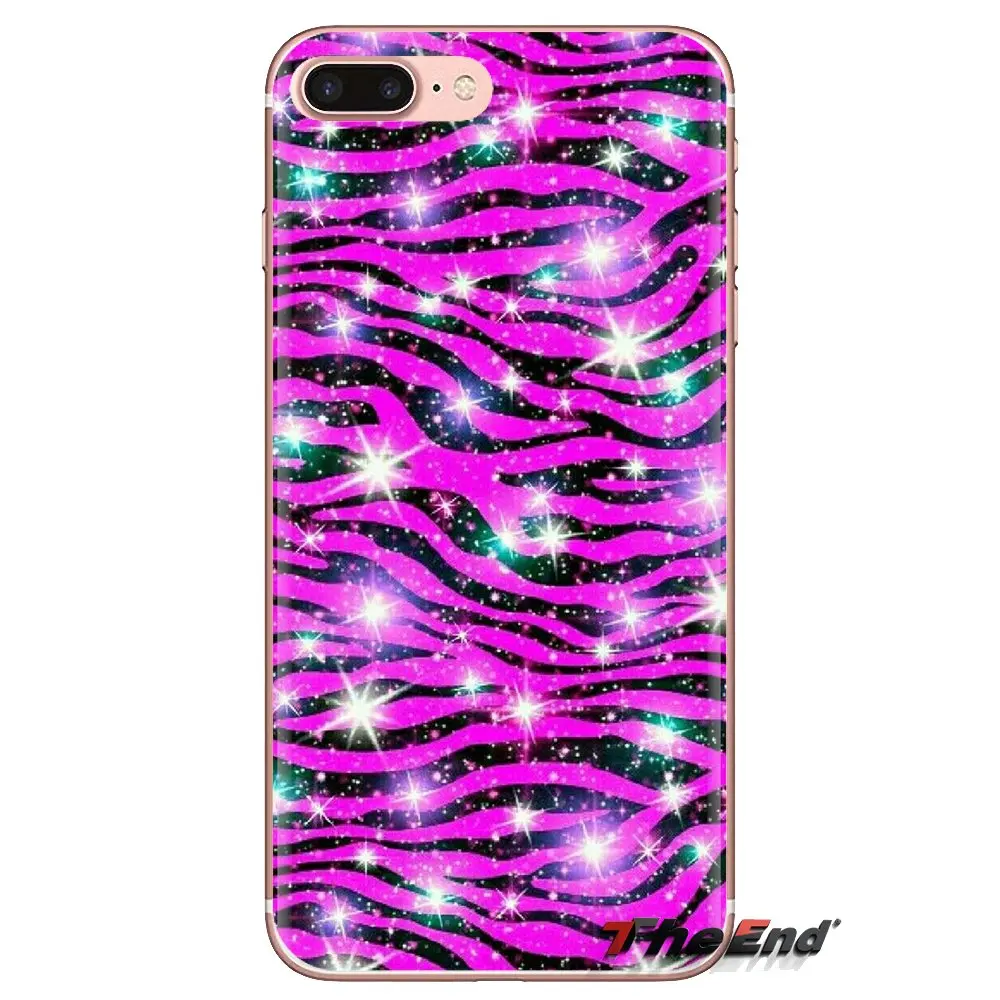 Soft Transparent Cases Covers Colorful neon Zebra For Huawei Mate Honor 4C 5C 5X 6X 7 7A 7C 8 9 10 8C 8X 20 Lite Pro |