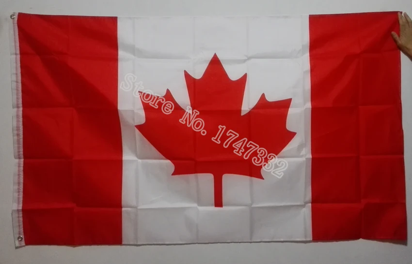 Флаг Канады Национальный Северной Америки по всему миру Лидер продаж товары 3x5