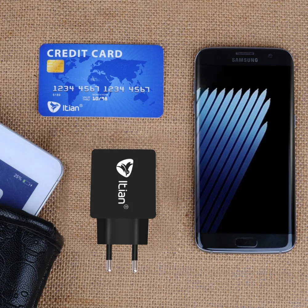 Itian Quick Charge 3.0 путешествия Зарядное устройство с USB 3.1 Тип C кабель для Nintendo