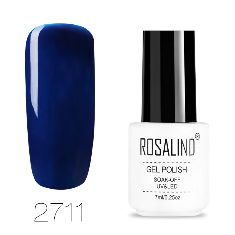 RC2711 ROSALIND набор гель-лака для ногтей 7 мл Полупостоянный лак для ногтей гель uv Vernis все для маникюра Базовое покрытие Гель-лак для ногтей - Цвет: RC2711