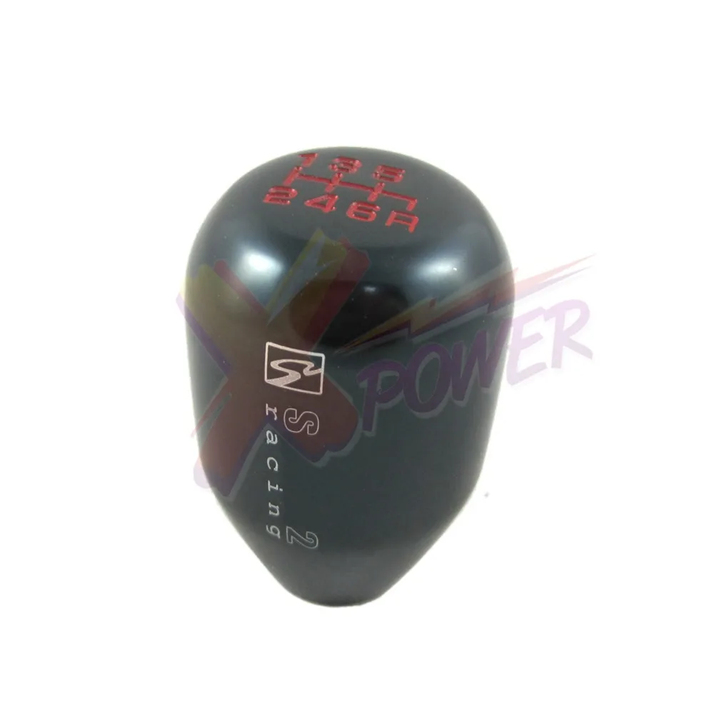 Xpower-6 скорость гонки ручка переключения (M10X1.5) для Acura Honda CIVIC Для ИНТЕГРА-черный Neo